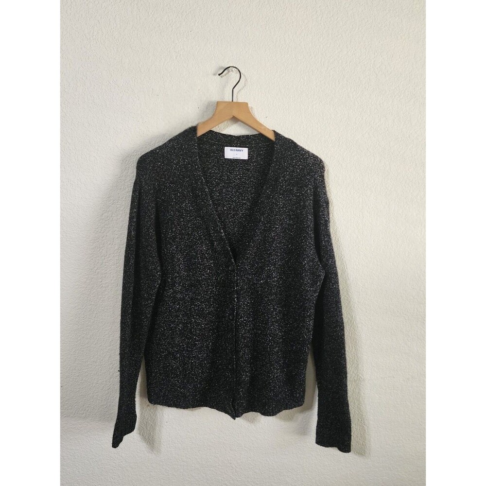 Old Navy Women's Marled Speckled Button Up Medium Cardigan